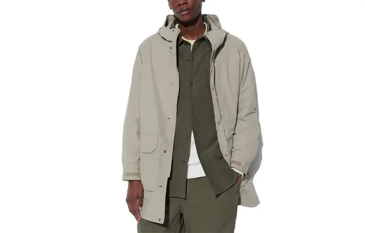 UNIQLO Trençkot Unisex Tünd Bej