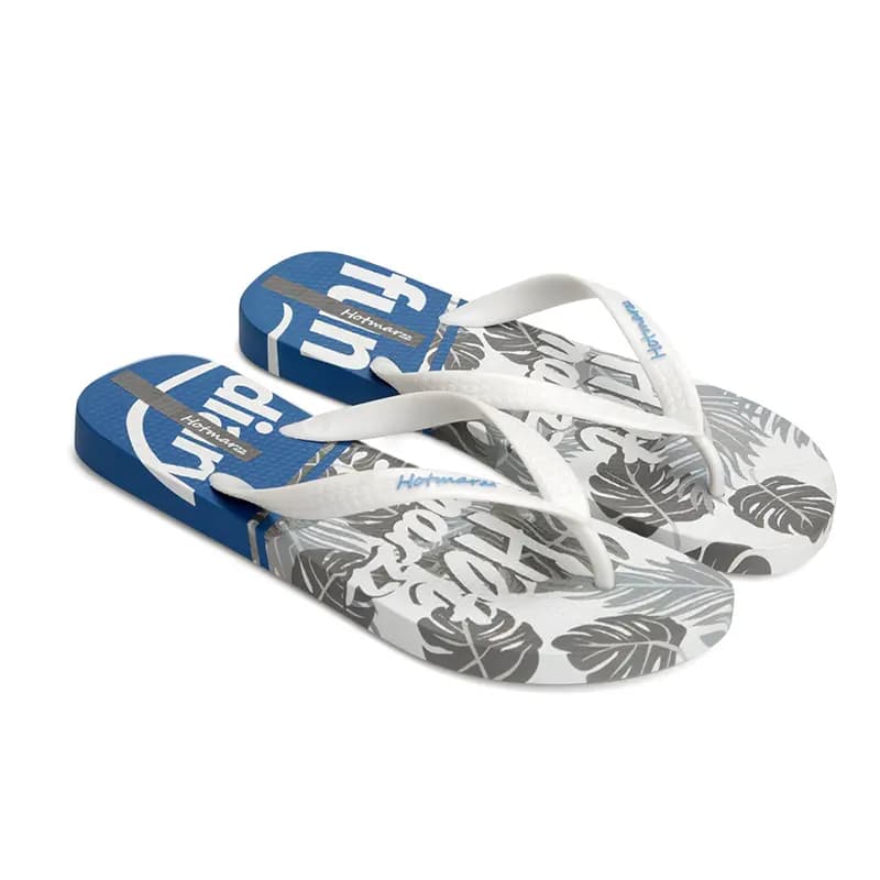 HOTMARZZ Chinese Trend Print Fashion Breathable Comfortable Beach Flat Anti-Slip Travel Lightweight Wear-Resistant Flip Flops Men's 8