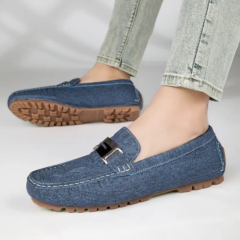 CKVUSAMG Dəri Kişi Loafer Ayaqqabısı 21