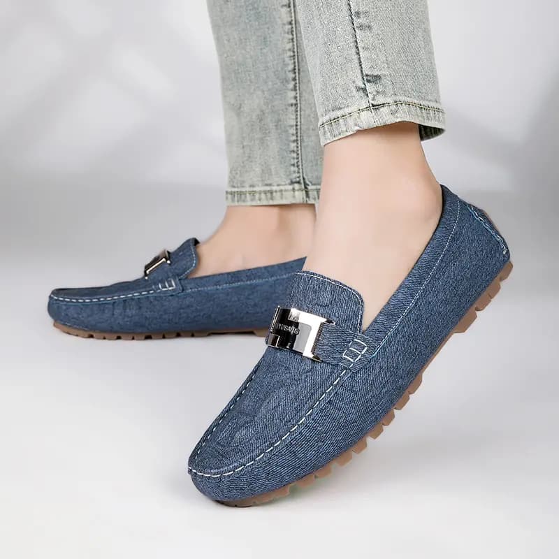 CKVUSAMG Dəri Kişi Loafer Ayaqqabısı 16