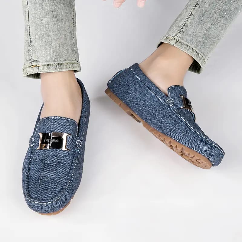 CKVUSAMG Dəri Kişi Loafer Ayaqqabısı 19
