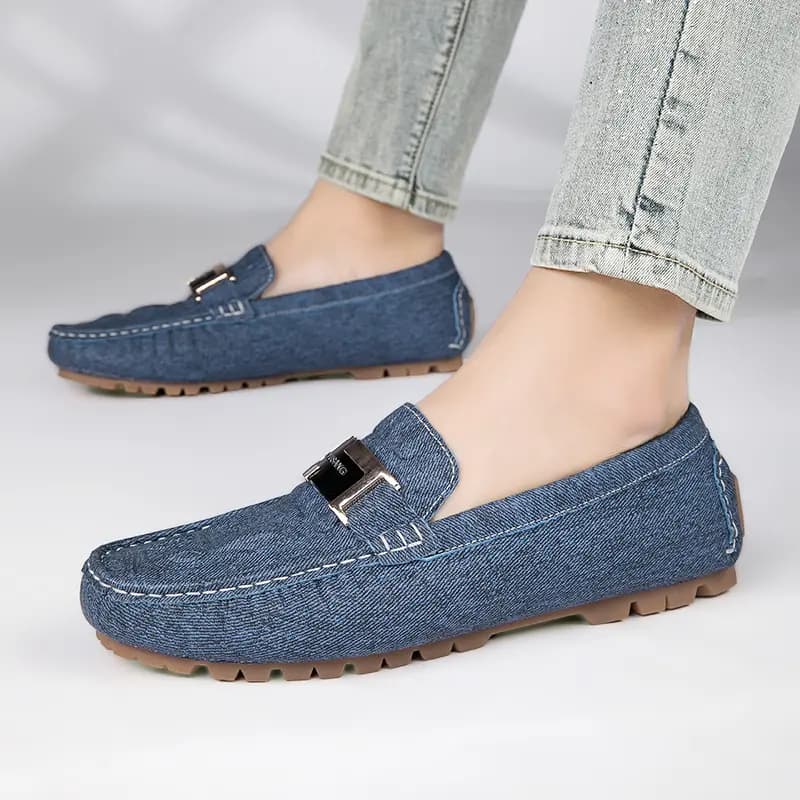CKVUSAMG Dəri Kişi Loafer Ayaqqabısı 20