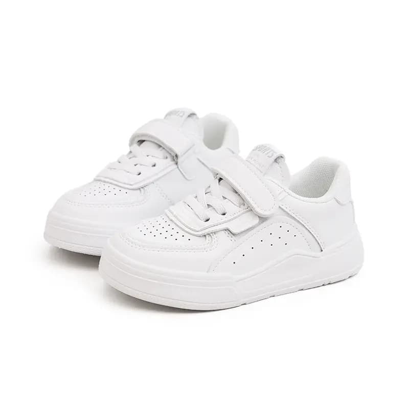 Kids Buding Comfortable Casual Anti-Kick Breathable Low-Top Kids Skate Shoes 8