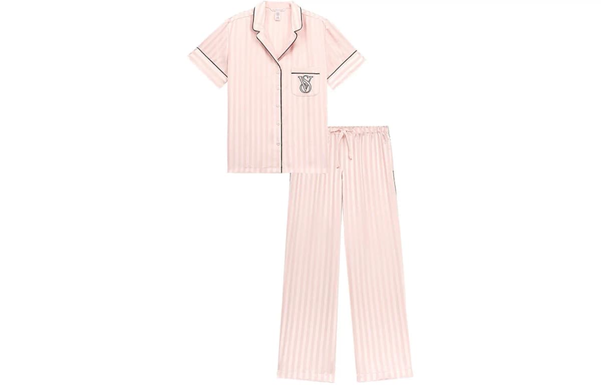 Victoria's Secret Qadın Pijama Dəsti Çəhrayı