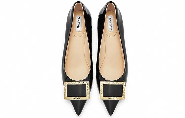 NINE WEST Pointed Toe Buckle Pumps 6sm Qadın 6