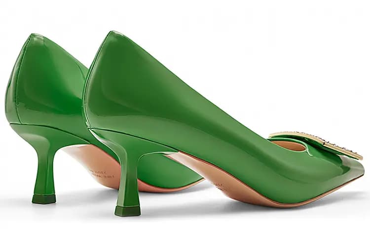 NINE WEST Pointed Toe Buckle Pumps 6sm Qadın 12