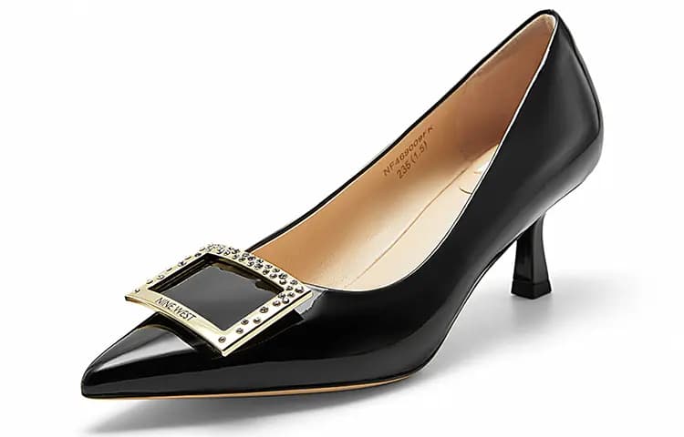 NINE WEST Pointed Toe Buckle Pumps 6sm Qadın 4