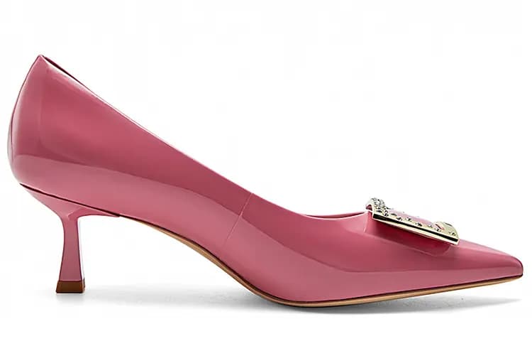 NINE WEST Pointed Toe Buckle Pumps 6sm Qadın 16