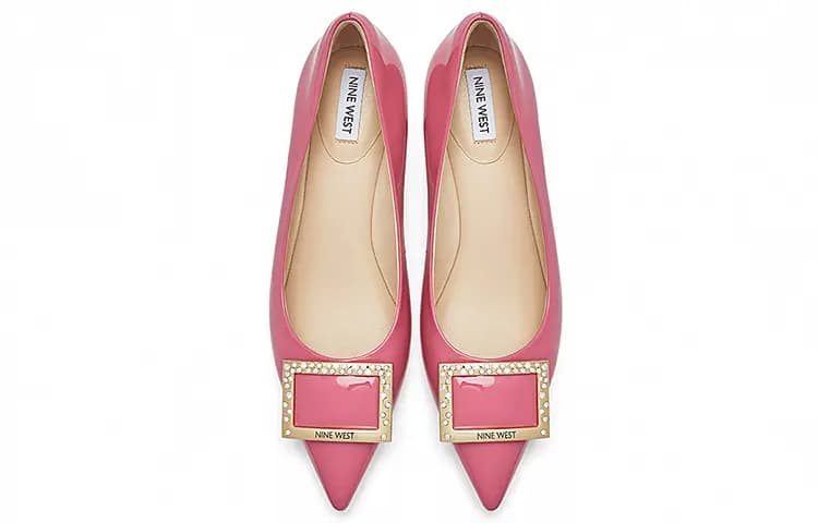 NINE WEST Pointed Toe Buckle Pumps 6sm Qadın 20