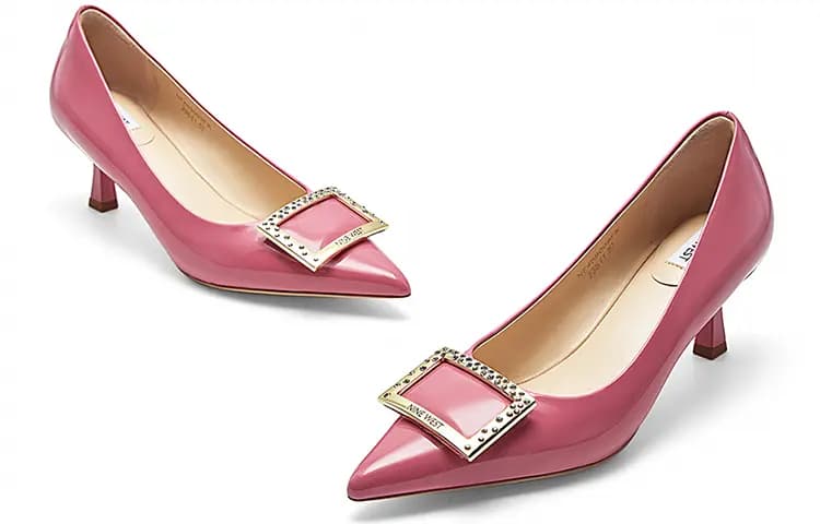NINE WEST Pointed Toe Buckle Pumps 6sm Qadın 21