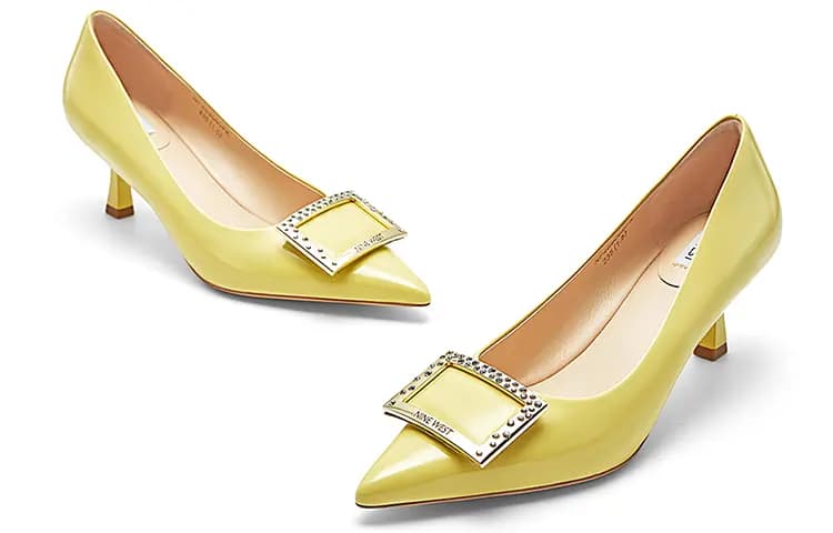 NINE WEST Pointed Toe Buckle Pumps 6sm Qadın 28