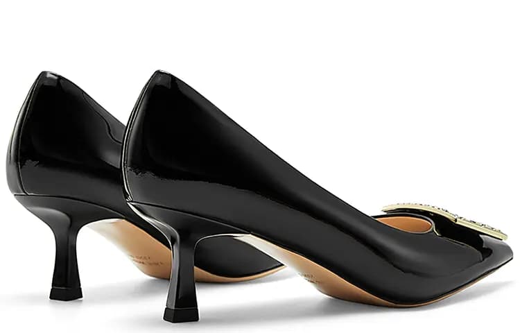 NINE WEST Pointed Toe Buckle Pumps 6sm Qadın 5