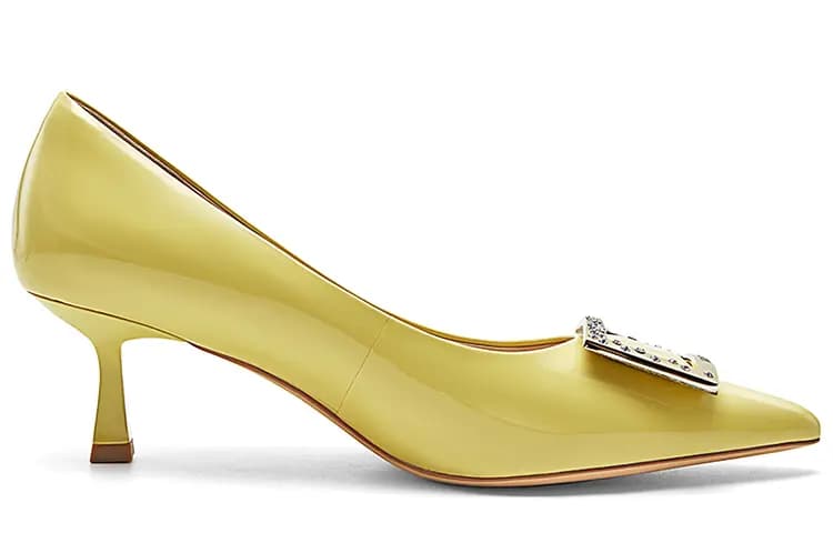 NINE WEST Pointed Toe Buckle Pumps 6sm Qadın 23