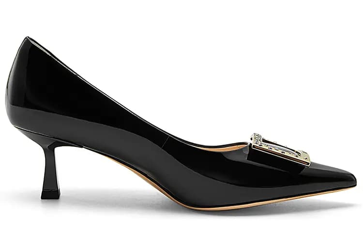 NINE WEST Pointed Toe Buckle Pumps 6sm Qadın 2