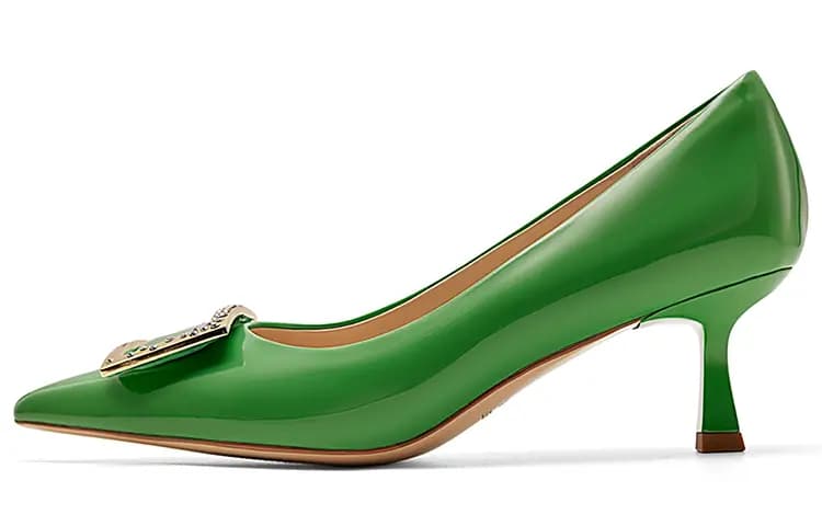 NINE WEST Pointed Toe Buckle Pumps 6sm Qadın 8