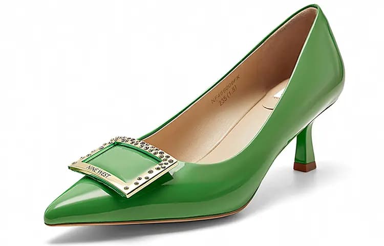 NINE WEST Pointed Toe Buckle Pumps 6sm Qadın 11