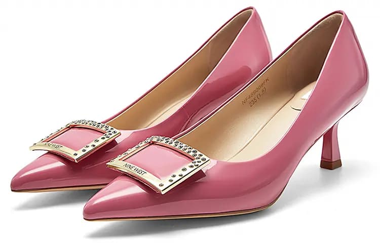 NINE WEST Pointed Toe Buckle Pumps 6sm Qadın 17