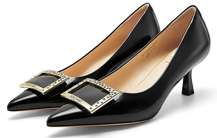 NINE WEST Pointed Toe Buckle Pumps 6sm Qadın 3