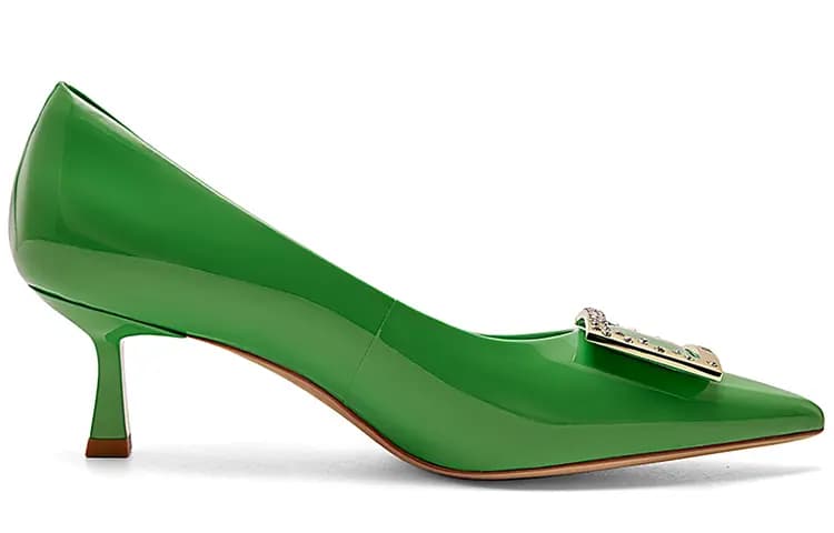 NINE WEST Pointed Toe Buckle Pumps 6sm Qadın 9