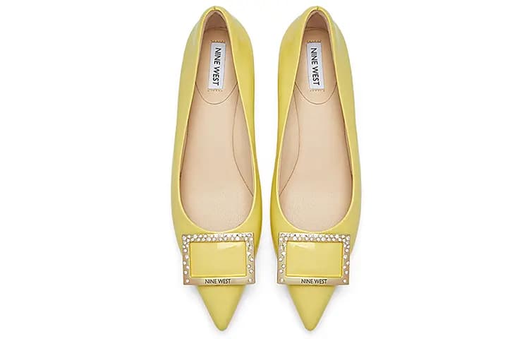 NINE WEST Pointed Toe Buckle Pumps 6sm Qadın 27