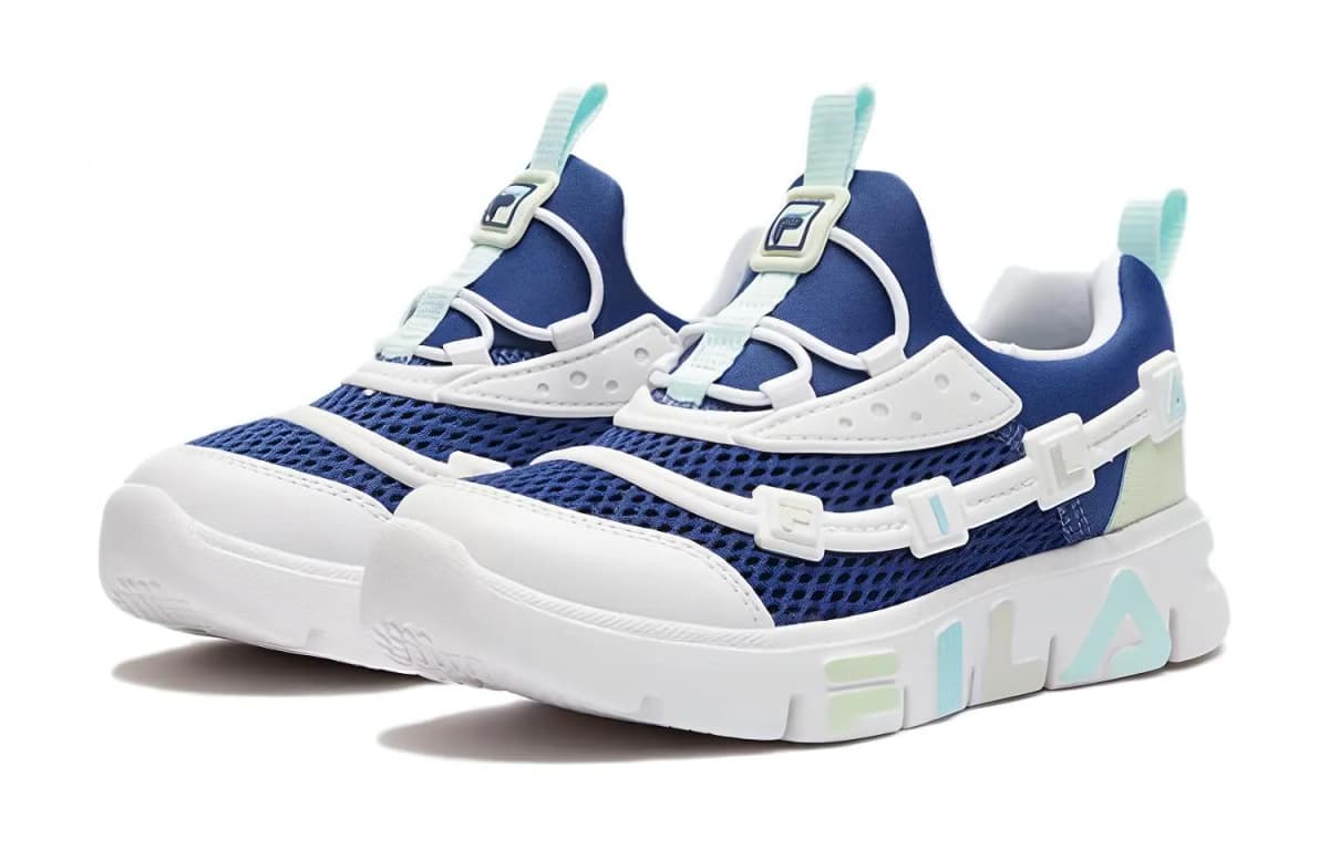 FILA KIDS Kumi Uşaq İdman Ayaqqabısı Göy/Ağ 4