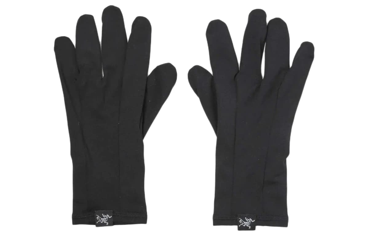 Arcteryx Logo Graphic Sports Gloves Men's Black