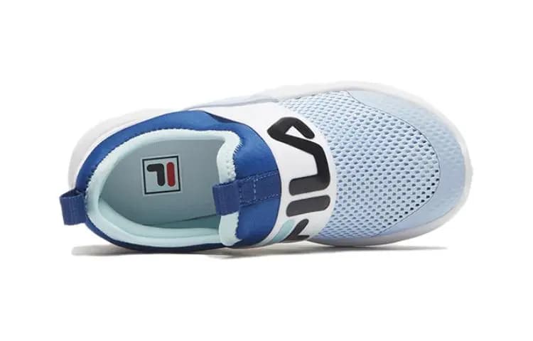 Kids FILA KIDS Anti-Slip Wear-Resistant Training Shoes White/Blue 3