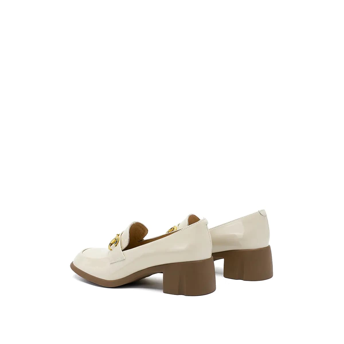 ELLE Synthetic Leather Retro British Lightweight Classic Loafers 4.5cm Women's 4