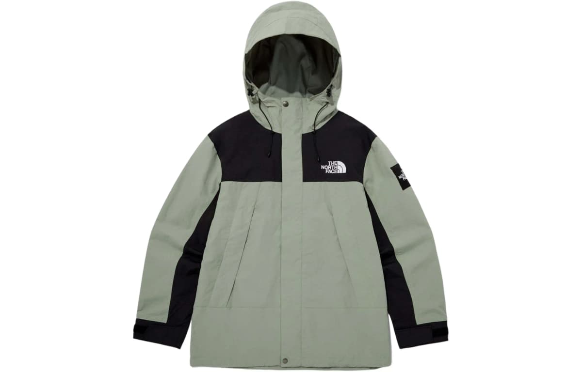 THE NORTH FACE MARTIS Outdoor Hiking Waterproof Windbreaker Jacket Unisex Green