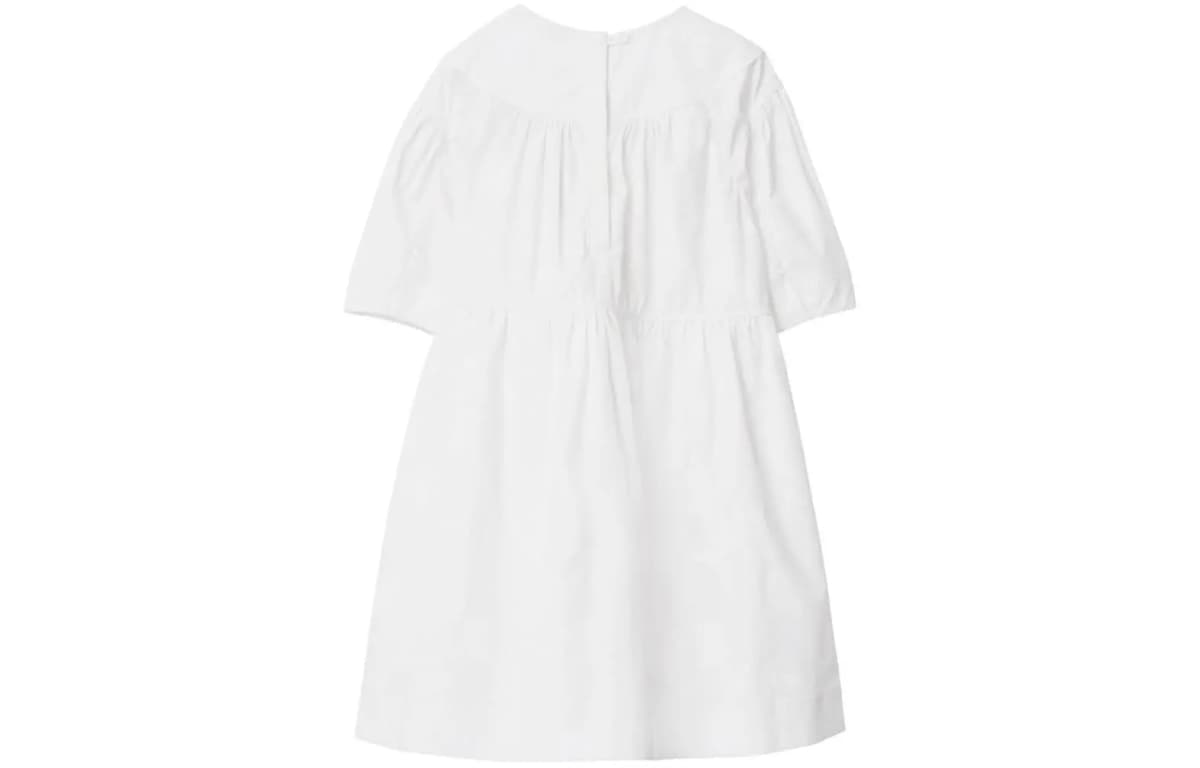 Burberry SS24 Uşaq Donu Ağ 2