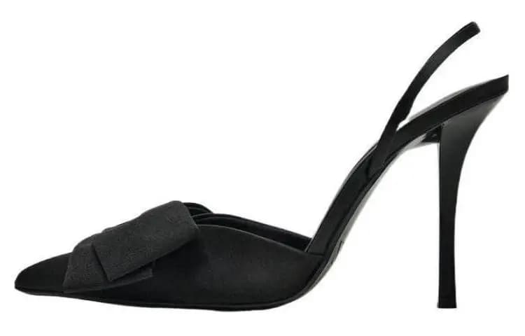ZARA 10 sm Hündürdaban Ayaqqabı Qadın Qara
