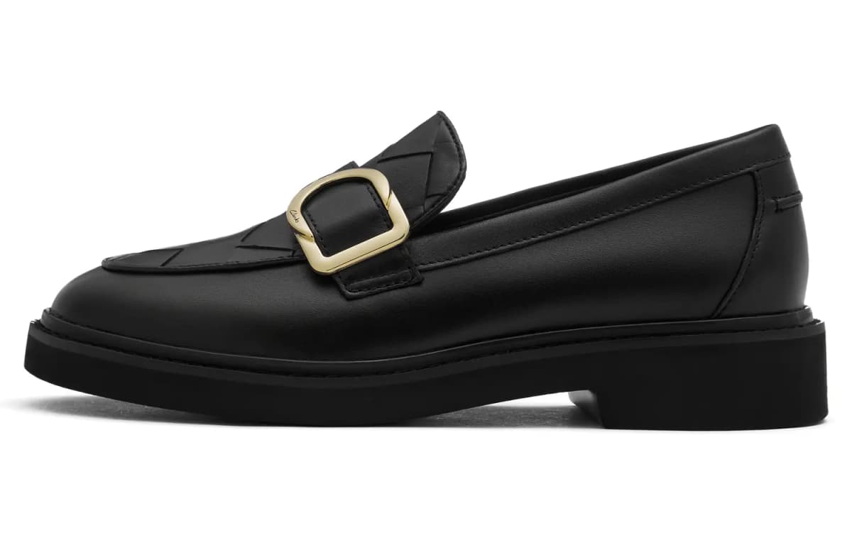 Clarks Qadın Loafer Ayaqqabısı Qara