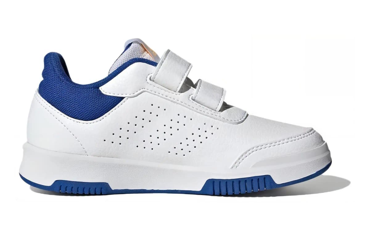 Kids adidas TENSAUR Series Versatile Comfortable Cushioned Wear-Resistant Low-Top Running Shoes White/Blue/Yellow 2