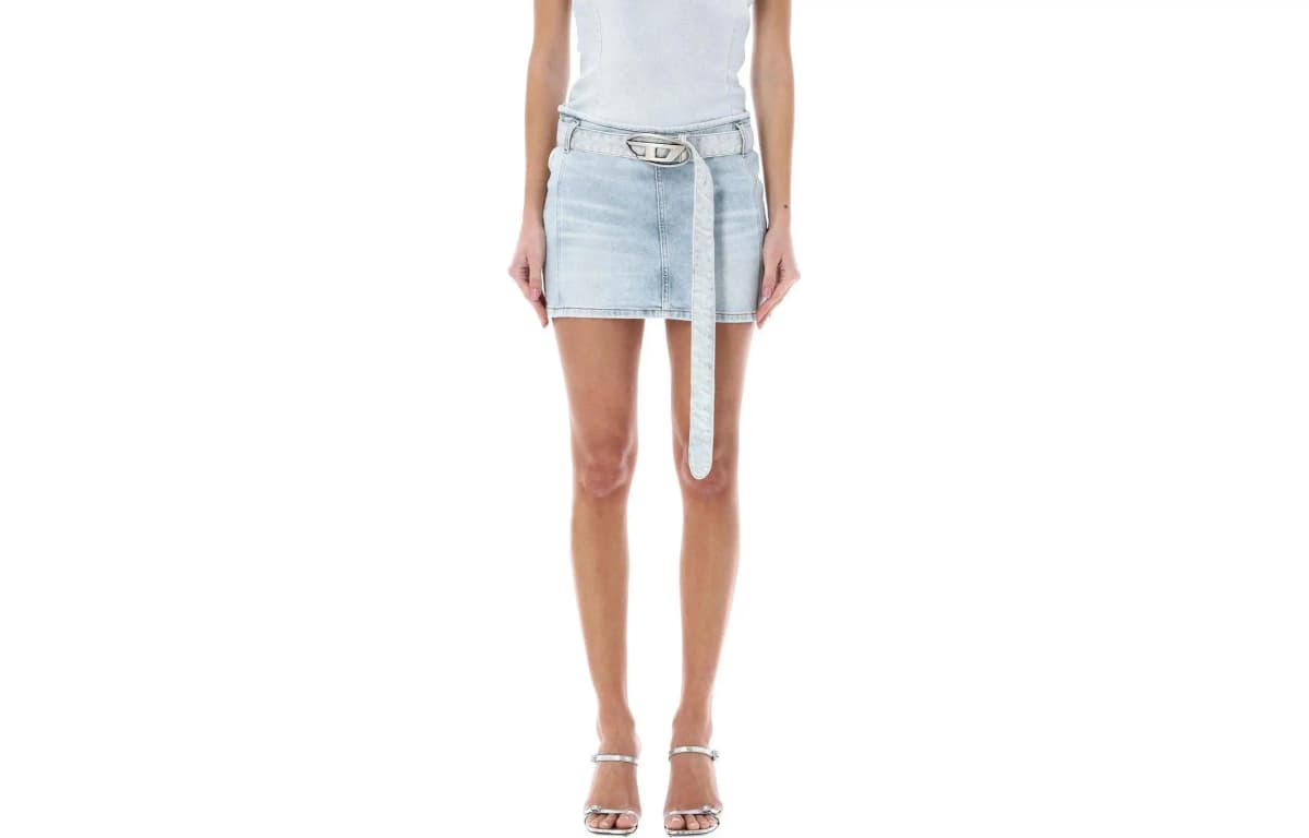 DIESEL Denim Mini Skirt 'Blue'
