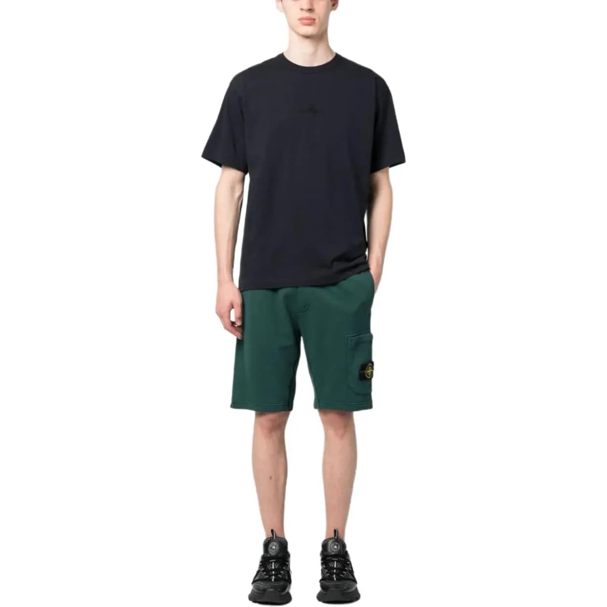STONE ISLAND Logo patch Track Shorts 2
