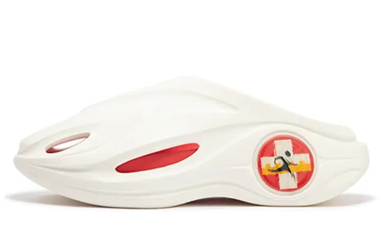 361° Whale 2 Unisex Sabo Ağ/Qırmızı