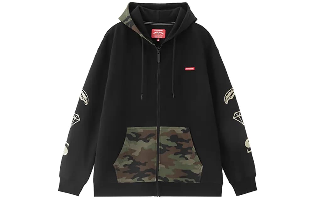 SPRAYGROUND Fermuarlı Unisex Sweatshirt 2