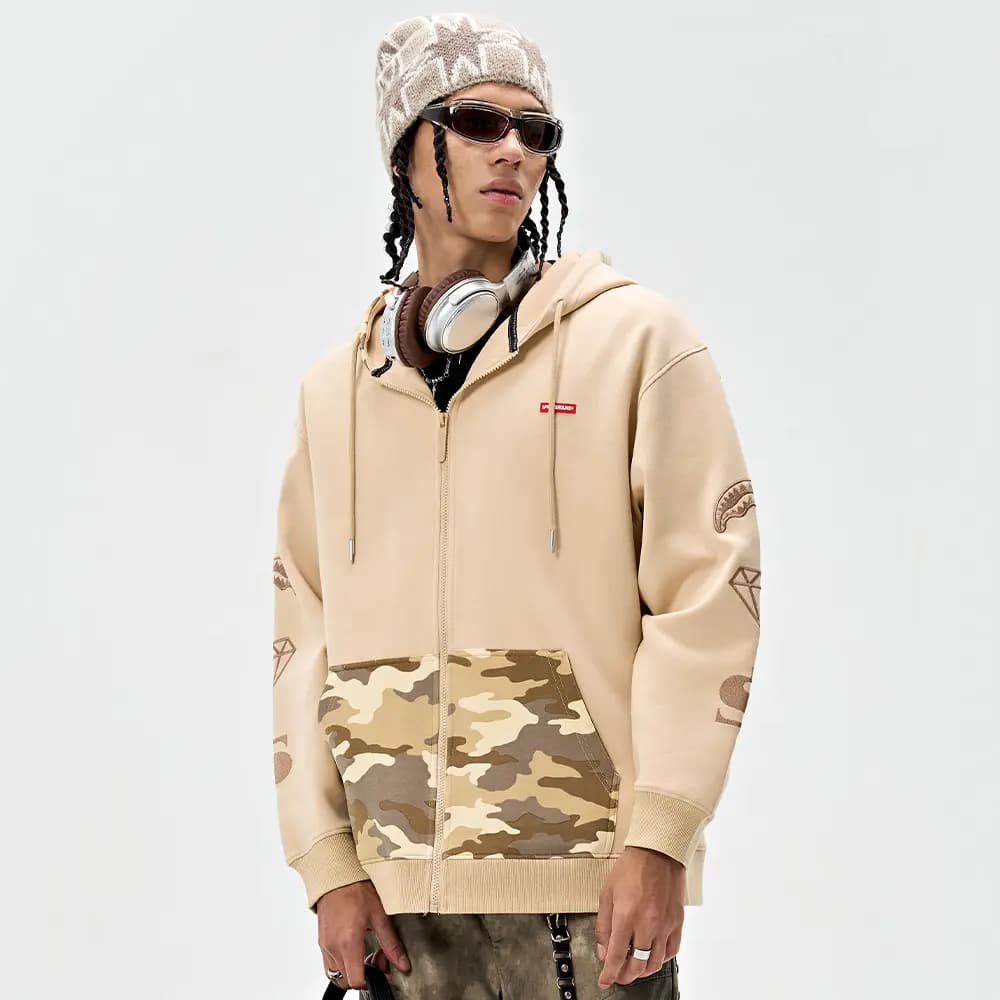 SPRAYGROUND Fermuarlı Unisex Sweatshirt 15
