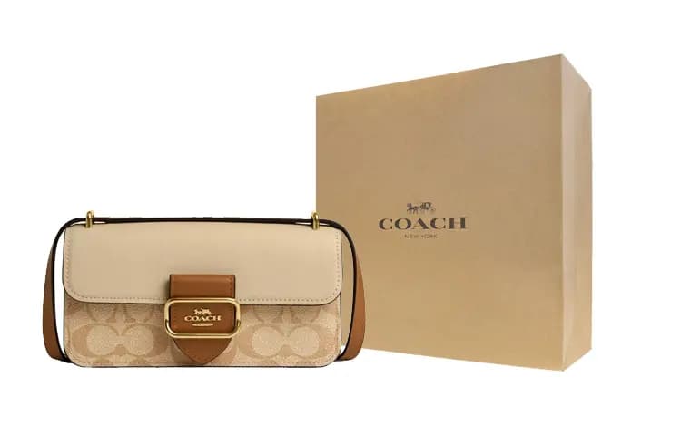 COACH Morgan Qadın Çantası Light Khaki 7
