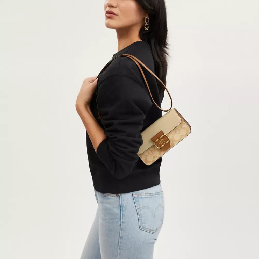 COACH Morgan Qadın Çantası Light Khaki 6
