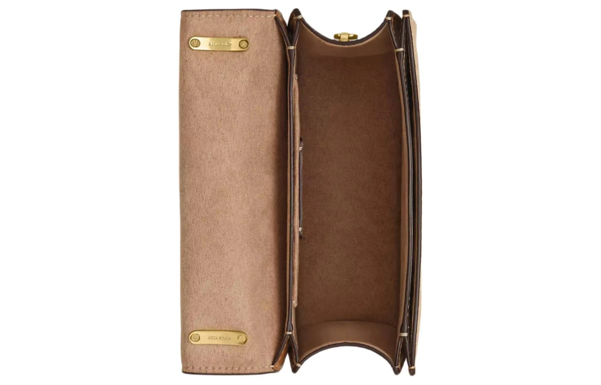 COACH MorganSquare Çiyin və Crossbody Çantası Qadın Xaki 3