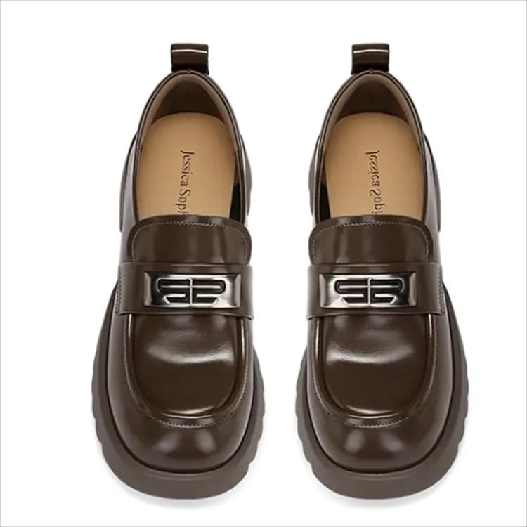 JESSICA SOPHIA Classic Versatile Loafers Women's 5