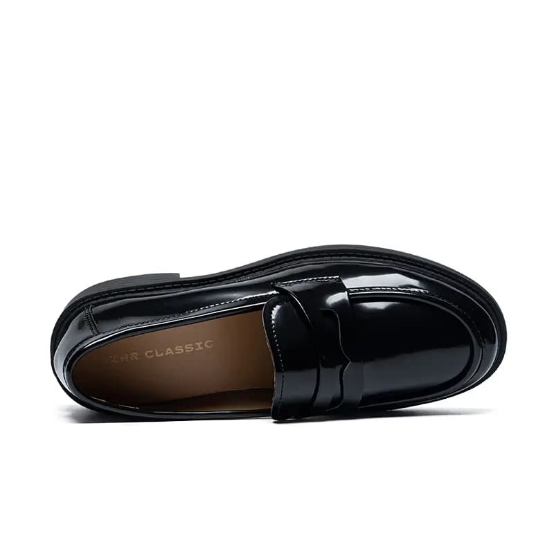 ZHR PU Comfortable Versatile Lightweight Wear-Resistant Loafers Women's 5