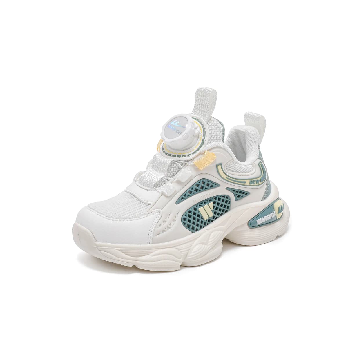Warrior Kids Synthetic Leather PVC Comfortable Versatile Slip-Resistant Breathable Casual Shoes 12