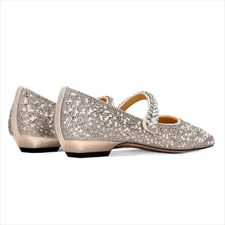 JESSICA SOPHIA Mary Jane Shoes Women's Champagne 5