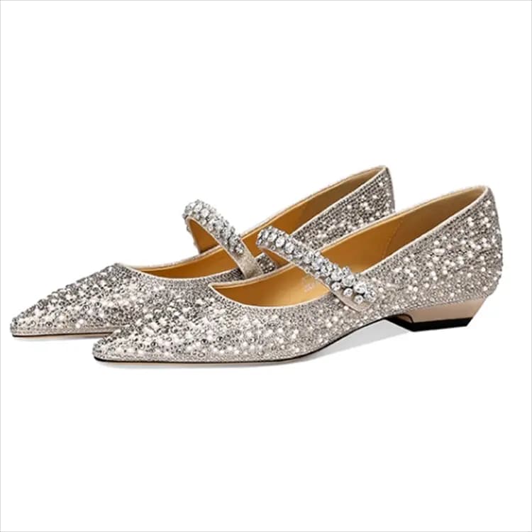 JESSICA SOPHIA Mary Jane Shoes Women's Champagne 2