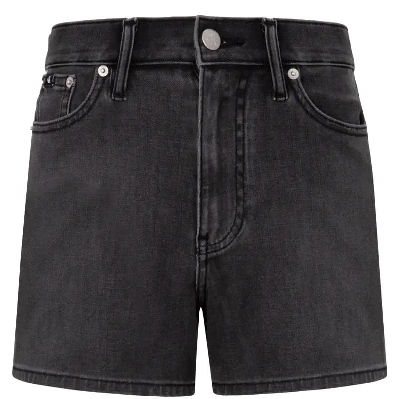 CALVIN KLEIN Qadın Denim Şortu Tünd Boz