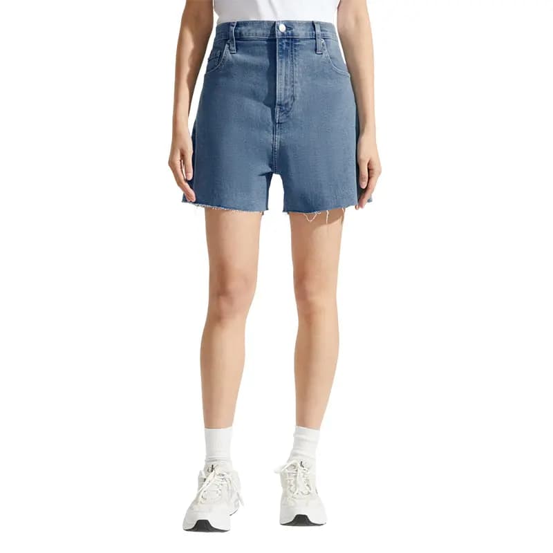 CALVIN KLEIN Qadın Denim Şortu Açıq Göy 4