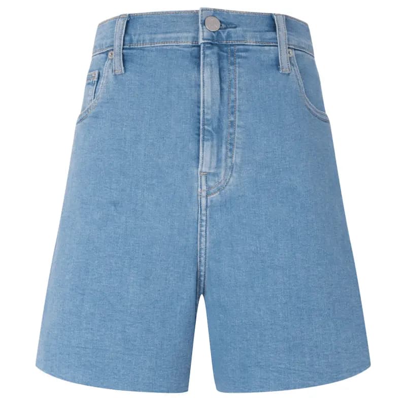 CALVIN KLEIN Qadın Denim Şortu Açıq Göy
