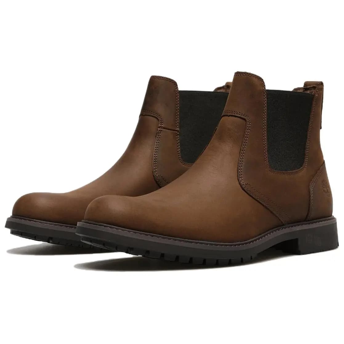 Timberland Stormbucks Anti-Slip Wear-Resistant Short Chelsea Boots Men's Brown 3